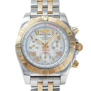 ブライトリング(BREITLING)のブライトリング BREITLING クロノマット 41 CB014012/A748-378C ホワイト文字盤 中古 腕時計 メンズ(腕時計(アナログ))