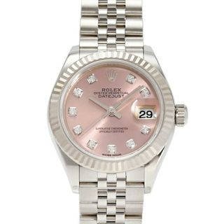 ロレックス(ROLEX)のロレックス ROLEX デイトジャスト 28 279174G ピンク文字盤 中古 腕時計 レディース(腕時計)