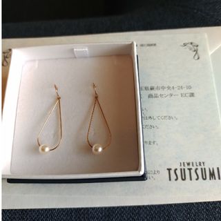 ツツミ(TSUTSUMI)の淡水パールピアス　ツツミ(ピアス)