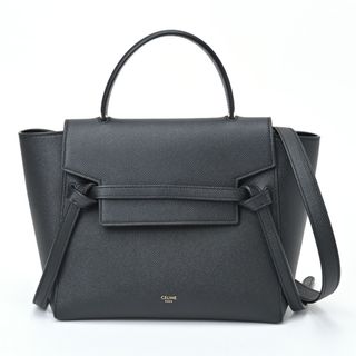 セリーヌ(celine)のセリーヌ / CELINE　ベルトバッグ マイクロ　189153ZVA.38NO　ブラック　【中古】 商品番号 E-155722(ショルダーバッグ)