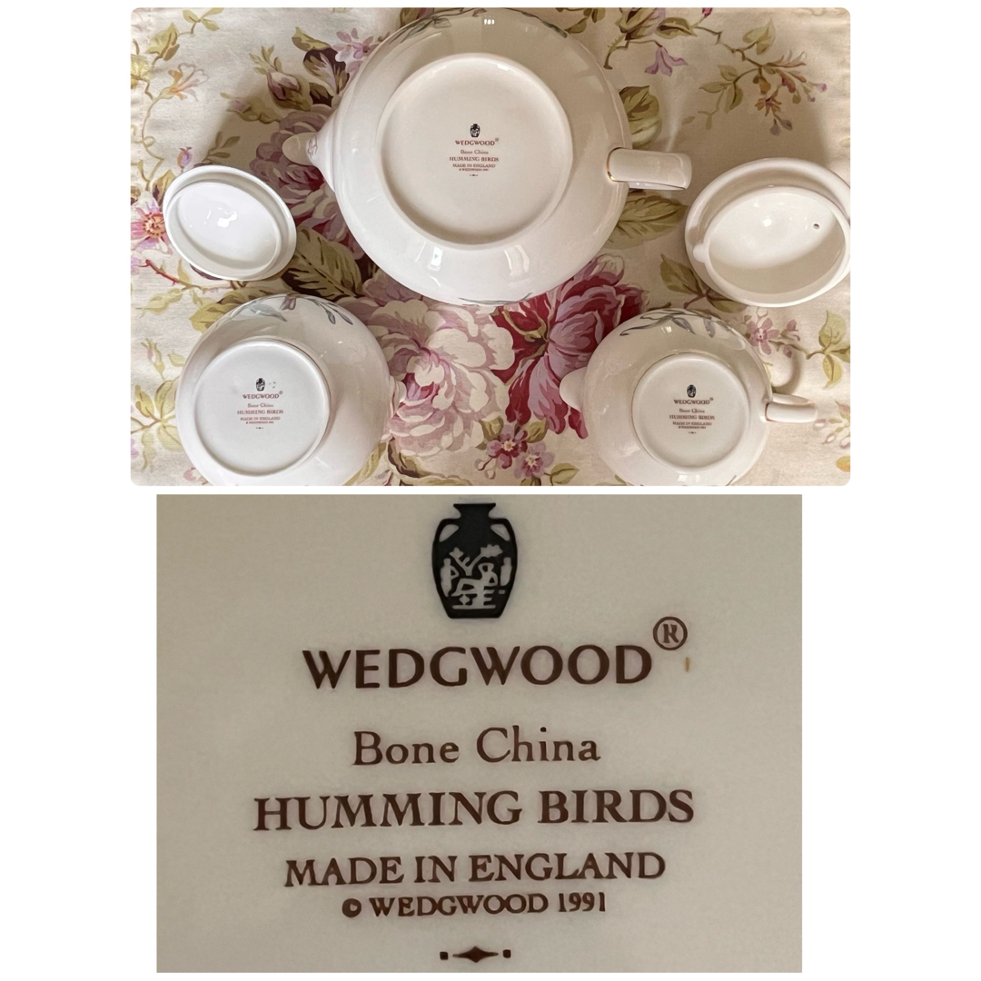WEDGWOOD - 【黒壺美品】ウェッジウッド☆ハミングバード WEDGWOOD - 【黒壺美品】ウェッジウッド☆ハミングバード