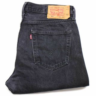 リーバイス(Levi's)のLevi'sリーバイス 501 ブラック デニムパンツ w34 L32★SDP2851 ジーンズ ストレート ペンキ 66 前期 シングル(デニム/ジーンズ)