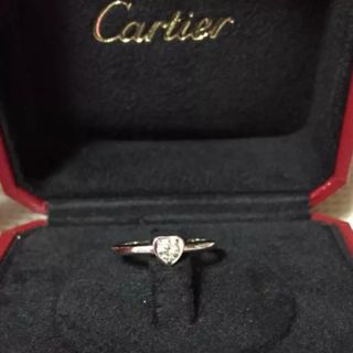 カルティエ(Cartier)のカルティエ　ディアマンレジェ　ハートリング(リング(指輪))