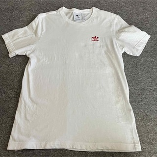 adidas - adidas Tシャツ 半袖Tシャツ ホワイト Lサイズ