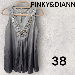 ピンキーアンドダイアン(Pinky&Dianne)のPINKY&DIANNE ノースリーブトップス　38サイズ(Tシャツ/カットソー(半袖/袖なし))