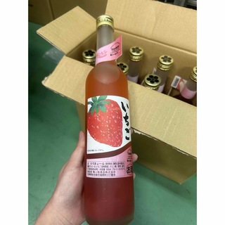 リキュール いちご 梅ヶ枝酒造 500ml 瓶 10本入(リキュール/果実酒)