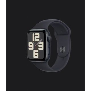 アップル(Apple)のAppleWatchSE（GPSモデル）44 ミッドナイトスポーツバンド M/L(その他)