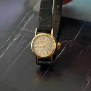 ロレックス(ROLEX)のロレックス レディース アンティーク時計 K18YG 無垢 手巻き(腕時計)