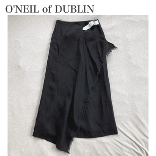 オニールオブダブリン(O'NEIL of DUBLIN)の別注 オニールオブダブリン×tan tan＊リネン100 ロングスカート ラップ(ロングスカート)
