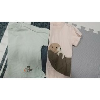 ムジルシリョウヒン(MUJI (無印良品))のユニクロ＆無印良品 Tシャツ 80(Ｔシャツ)