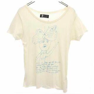 アンディーウォーホル 日本製 プリント 半袖 Tシャツ FREE ベージュ系 Andy Warhol レディース(Tシャツ(半袖/袖なし))