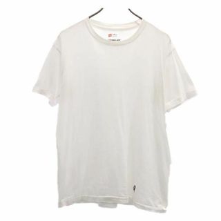 Hanes - ヘインズ アベイシングエイプ コラボ 半袖 Tシャツ L ホワイト系 Hanes A BATHING APE メンズ