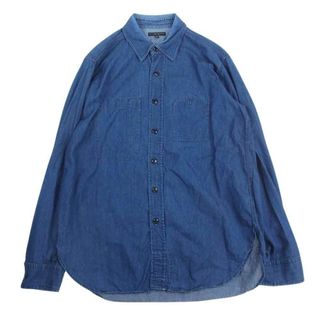 エンジニアードガーメンツ(Engineered Garments)のEngineered Garments エンジニアードガーメンツ USA製 デニム ワーク 長袖 シャツ インディゴブルー系 S【中古】(タンクトップ)