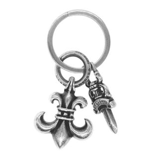 クロムハーツ(Chrome Hearts)のCHROME HEARTS クロムハーツ（原本無） キーホルダー BSフレア No5 DAGGER #5ダガー キーリング キーホルダー シルバー系【中古】(その他)