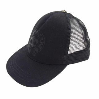 クロムハーツ(Chrome Hearts)のCHROME HEARTS クロムハーツ（原本無） キャップ TRUCKER CAP ホースシュー BSフレア メッシュ トラッカー キャップ ブラック系【中古】(その他)