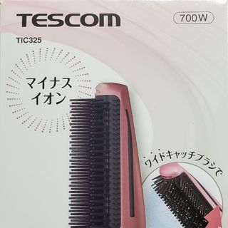 テスコム(TESCOM)の新品 テスコム マイナスイオン カールドライヤー ピンク くるくるドライヤー(ドライヤー)