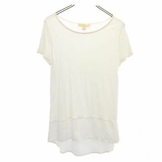 マイケルマイケルコース 半袖 チュニック S ホワイト系 MICHAEL MICHAEL KORS Tシャツ レディース(チュニック)