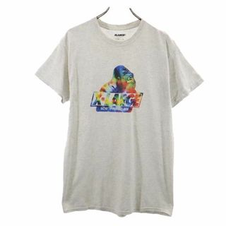 エクストララージ(XLARGE)のエクストララージ プリント 半袖 Tシャツ M グレー系 XLARGE メンズ(Tシャツ/カットソー(半袖/袖なし))