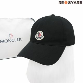 モンクレール(MONCLER)の美品 MONCLER モンクレール 2022 BERRETTO BASEBALL アイコン ロゴワッペン トリコロール ベースボール キャップ 帽子 46524(キャップ)