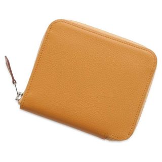 エルメス(Hermes)のエルメス コインケース アザップコンパクト シルクイン キャラメル/シルバー金具 エバーカラー B刻印(コインケース)