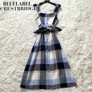 BLUE LABEL CRESTBRIDGE - 未使用級✨本田翼着用 ブルーレーベルCB リボン 2way チェック 現行