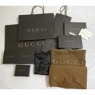 グッチ(Gucci)のGUCCI グッチ 箱 保存袋 ショッパー 付属品  まとめて 10点セット(ショップ袋)