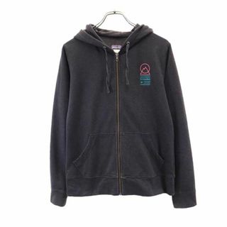 パタゴニア(patagonia)のパタゴニア アウトドア 長袖 ジップパーカー M グレー系 patagonia レディース(パーカー)