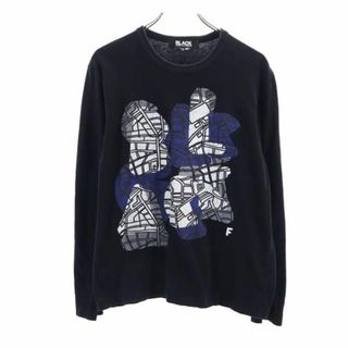 BLACK COMME des GARCONS - ブラックコムデギャルソン 長袖 Tシャツ L ブラック系 BLACK COMME des GARCONS ロンT メンズ