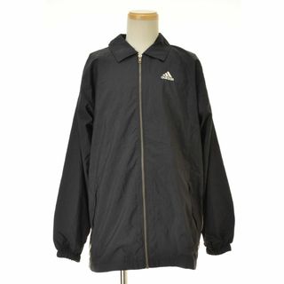 アディダス(adidas)の【ADIDAS】90s ジップアップ3ラインバックプリントナイロンジャケット(ナイロンジャケット)