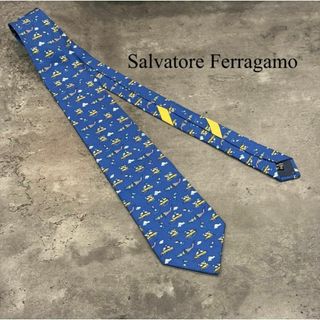 サルヴァトーレフェラガモ(Salvatore Ferragamo)の『Salvatore Ferragamo』サルヴァトーレフェラガモ 総柄ネクタイ(ネクタイ)