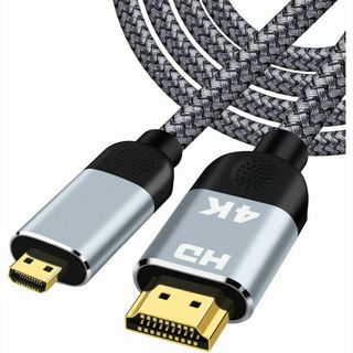 マイクロHDMI to HDMIケーブル  変換ケーブル1M 4K 60Hz