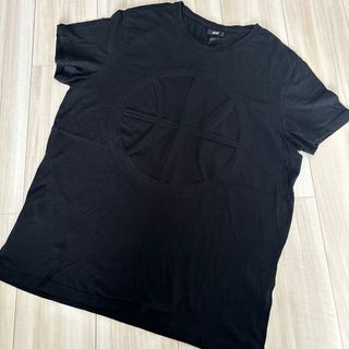 エイチアンドエム(H&M)のH&M ブラック　Tシャツ　メンズ(Tシャツ/カットソー(半袖/袖なし))