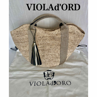 ヴィオラドーロ(VIOLAd'ORO)のヴィオラドーロ かご バッグ ラフィア トート (トートバッグ)