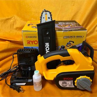 リョービ(RYOBI)のリョービ (京セラ) 充電式チェンソー BCS-1800L1(その他)