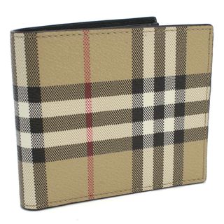 バーバリー(BURBERRY)のBURBERRY バーバリー 8084169 二折財布小銭入付き ARCHIVE BEIGE ベージュ系 マルチカラー メンズ(折り財布)