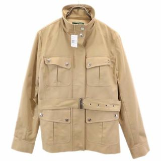 ローレンラルフローレン ストレッチ ジャケット L ベージュ LAUREN RALPH LAUREN ウエストベルト レディース(その他)