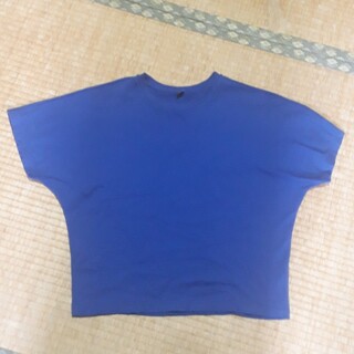 ユニクロ　ドルマンTシャツ(青系)(Tシャツ(半袖/袖なし))