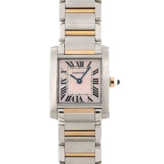 カルティエ(Cartier)のカルティエ タンクフランセーズSM PGコンビ W51027Q4 SSxPG クォーツ(腕時計)