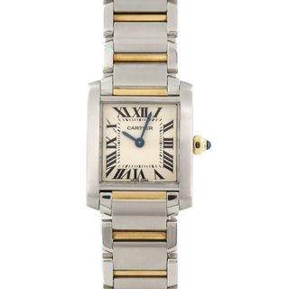 カルティエ(Cartier)のカルティエ タンクフランセーズSM コンビ W51007Q4 SSxYG クォーツ(腕時計)