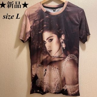 新品★Madonna★Like a virgin★Tシャツ★ユニセックス★L(Tシャツ/カットソー(半袖/袖なし))