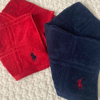 ラルフローレン(Ralph Lauren)のラルフローレン　ウォッシュタオル　2枚セット(ハンカチ)