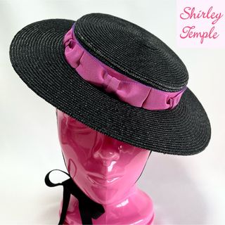 シャーリーテンプル(Shirley Temple)の【新品】Shirley Temple 日本製ラウンドリボンが可愛いスワローハット(帽子)