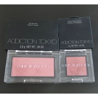 アディクション(ADDICTION)のアディクション♡限定♡アイシャドウ＆チーク ピンクSET♡used♡(チーク)