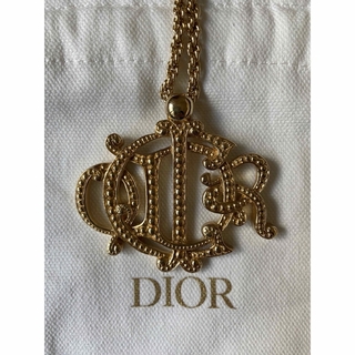 Christian Dior - Christian Dior ヴィンテージ　エンブレム　ロングネックレス　ラージ