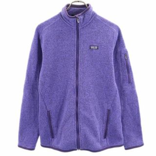 パタゴニア(patagonia)のパタゴニア アウトドア 長袖 ニット ジャケット M パープル系 patagonia ロゴ レディース(その他)