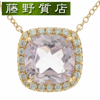 Tiffany & Co. - (新品仕上げ済)ティファニー TIFFANY ソレスト クンツァイト ダイヤ ネックレス K18 PG × クンツァイト × ダイヤモンド ペンダント 8725