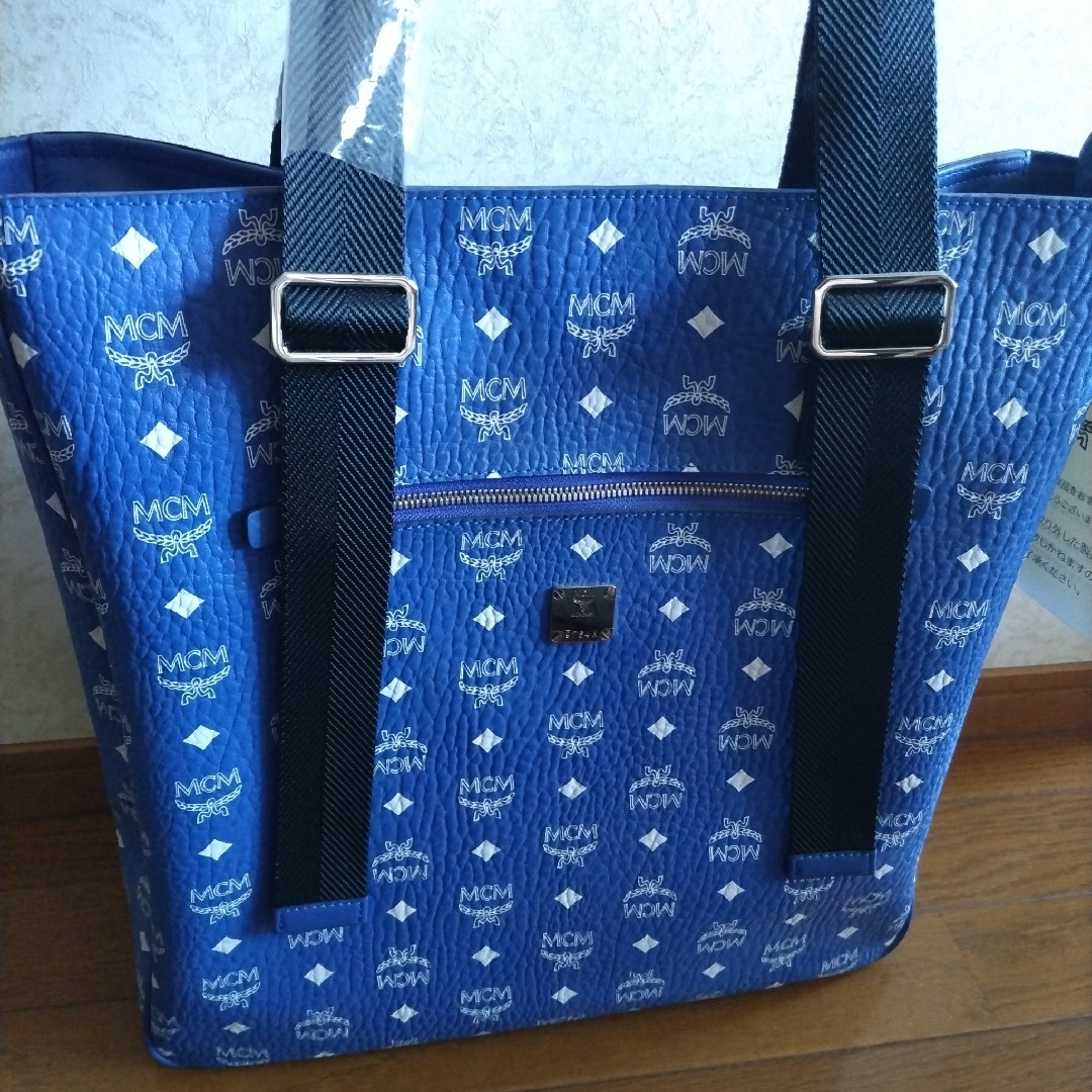 MCM - MCM ヴィセトス トートバック ブルーの通販 by 輝's shop MCM - MCM ヴィセトス トートバック ブルーの通販 by 輝's shop