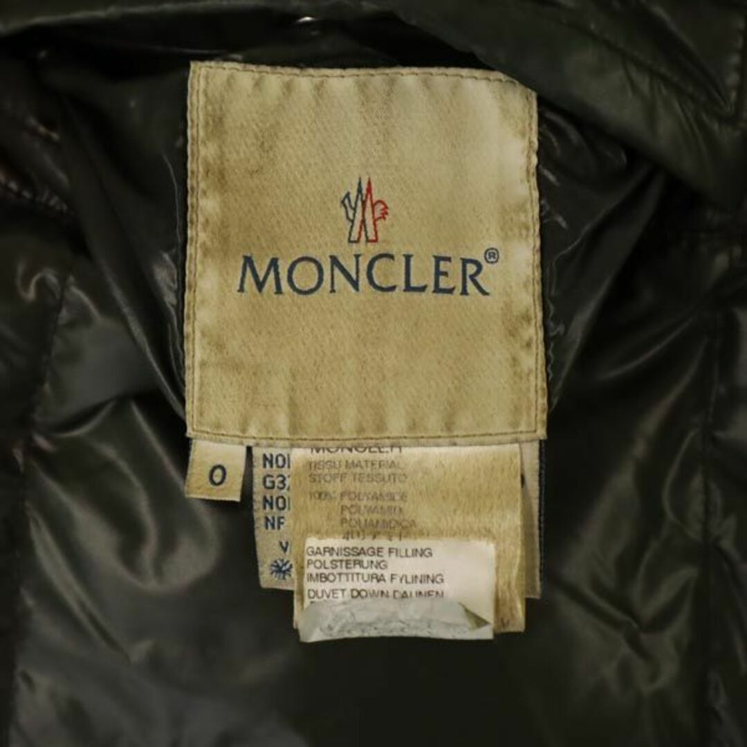 MONCLER - モンクレール リバーシブル ダウンジャケット カーキ MONCLER - モンクレール リバーシブル ダウンジャケット カーキ