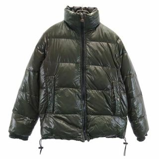 モンクレール(MONCLER)のモンクレール リバーシブル ダウンジャケット  カーキ系 MONCLER メンズ(ダウンジャケット)