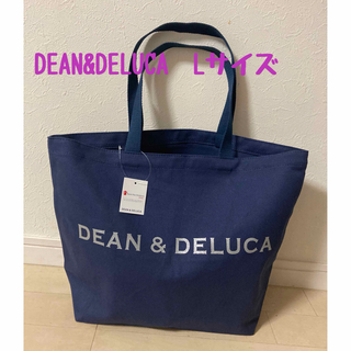 DEAN & DELUCA - 新品　DEAN&DELUCA　ディーン＆デルーカ　トートバック　ブルーグレー　L